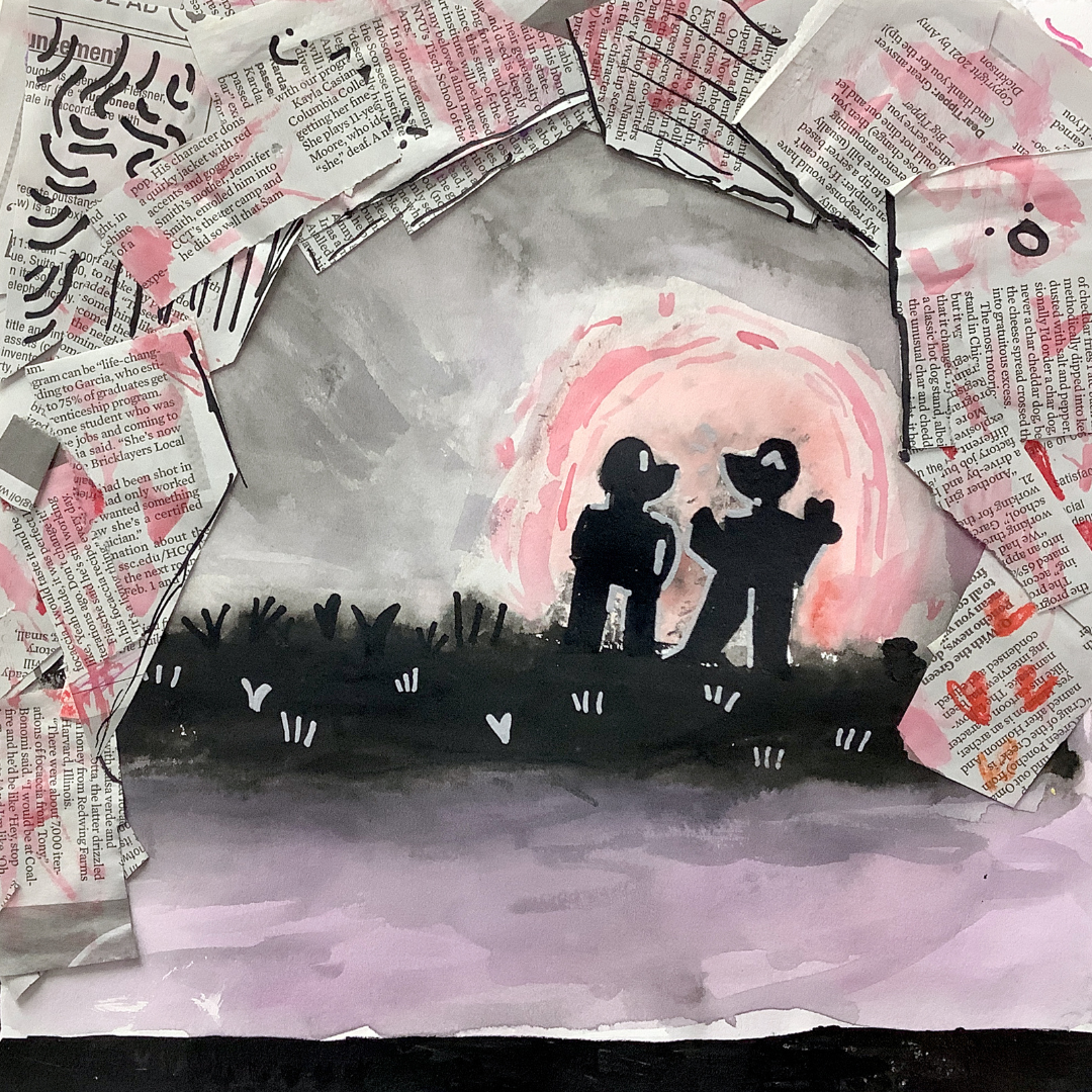 Twist Hearts "Symbols of Love" Single Vegan Leather Coaster