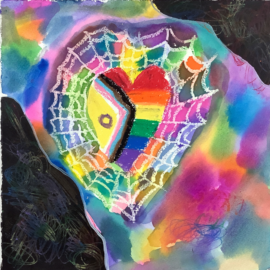 Twist Hearts "Symbols of Love" Single Vegan Leather Coaster