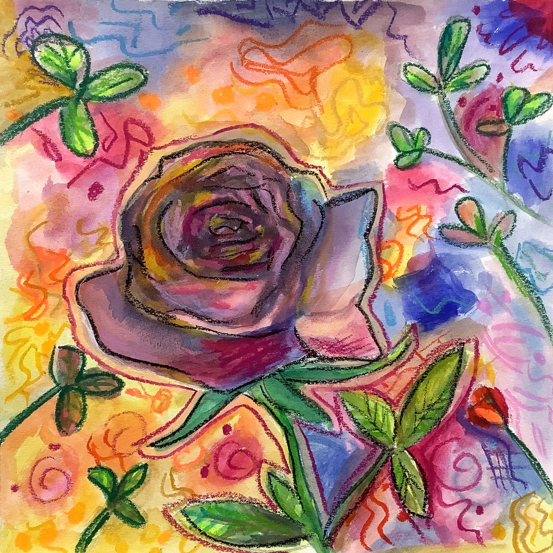 Twist Hearts "Vibrant Rose" Single Vegan Leather Coaster