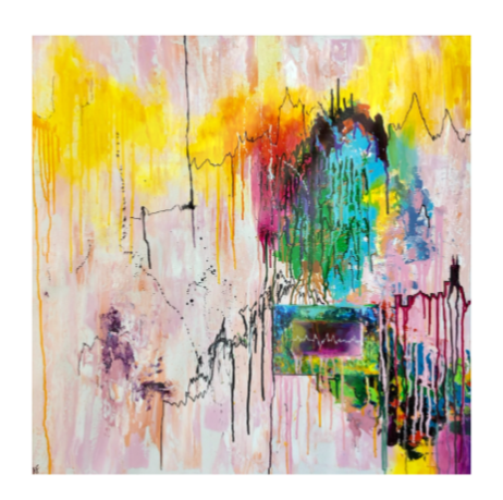 "Camino" Single Glass Coaster