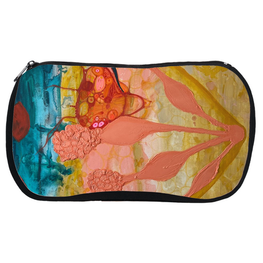 “She Laughed as if We Would Never Die” Cosmetic Bag