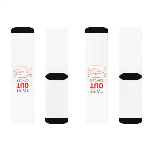 Twist Out Cancer Sublimation Socks