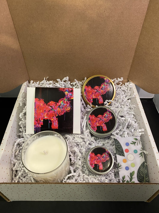 Gift box with artwork by Anna Feneis