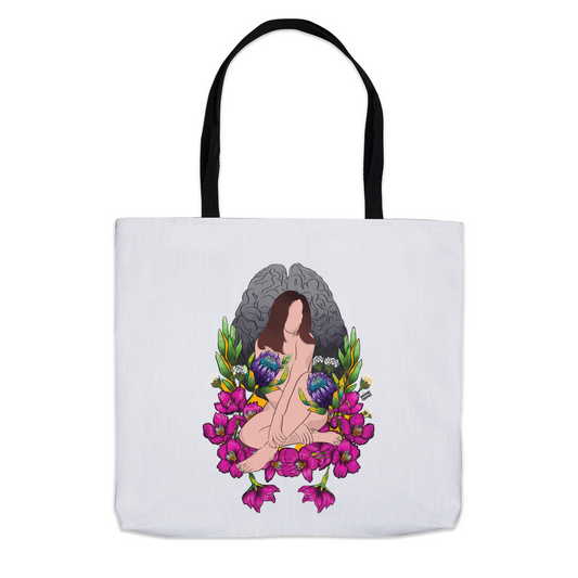 Wandering amongst the cherry blossoms Tote Bags