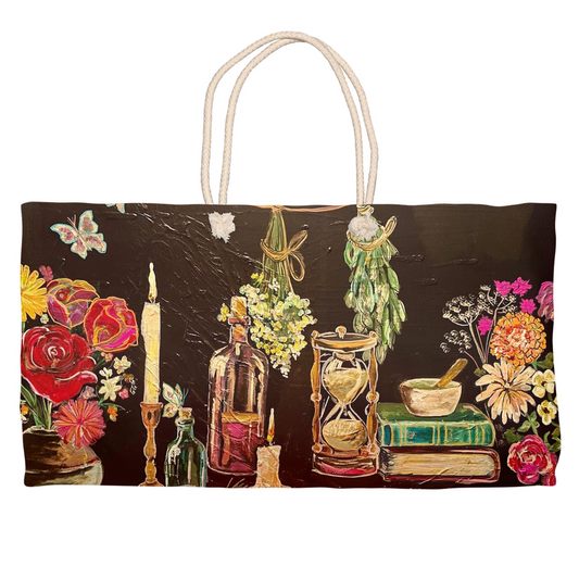 "Sarah's Apothecary" Weekender Totes