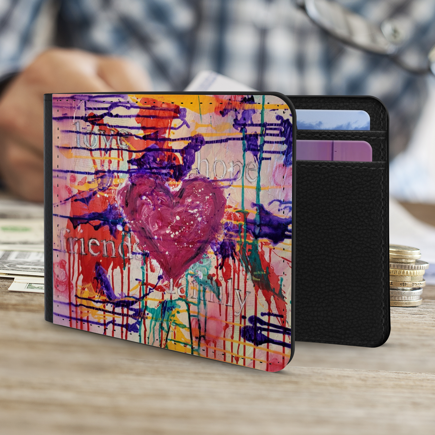 "Love Over Everything" Wallet