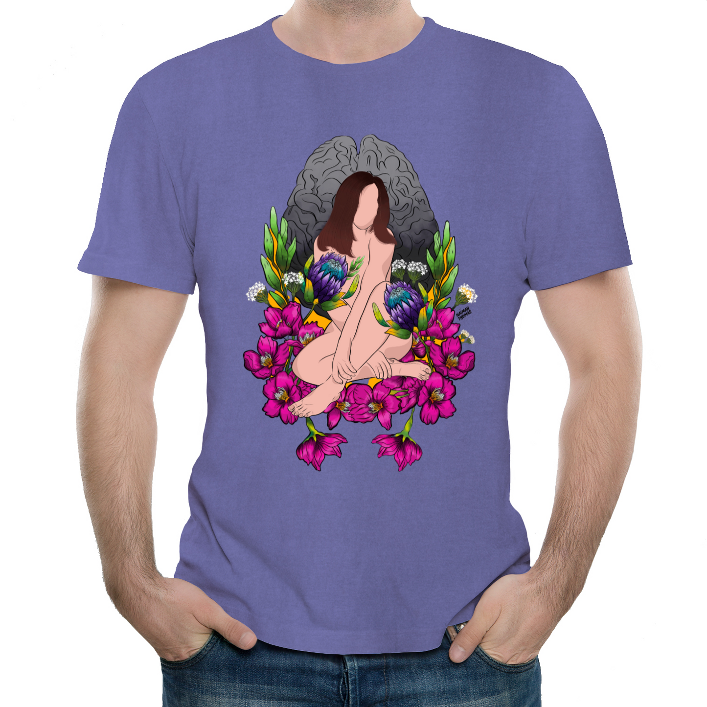 "Wandering amongst the cherry blossoms" Unisex Tee