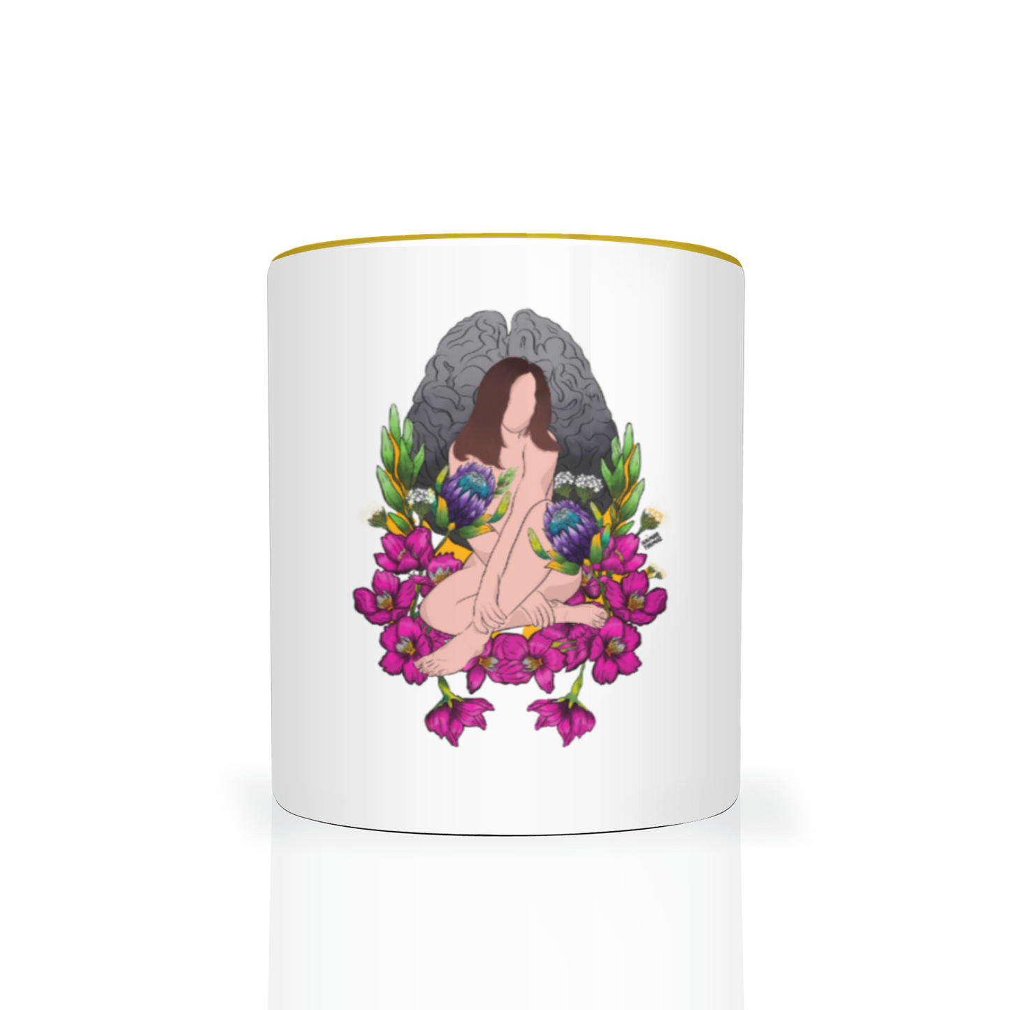 "Wandering amongst the cherry blossoms" Accent Mug