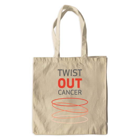 Twist Out Cancer Canvas Tote Bag