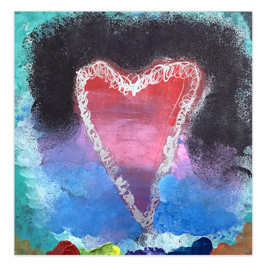 Twist Hearts “Love Overcomes the Dark” Folded Cards