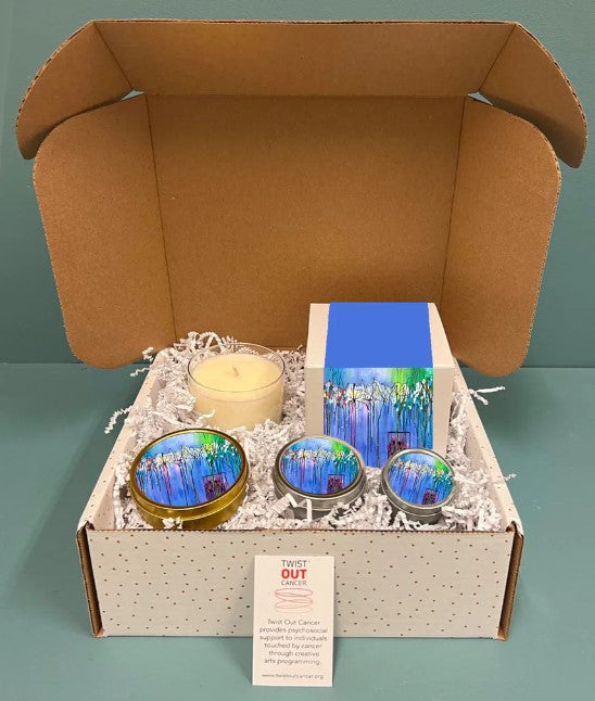 Gift box with artwork by Anna Feneis